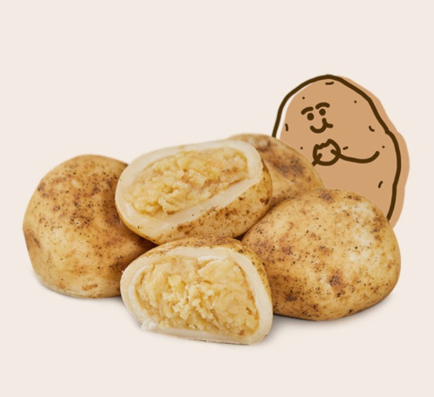 软糯土豆麻糬面包(4个)